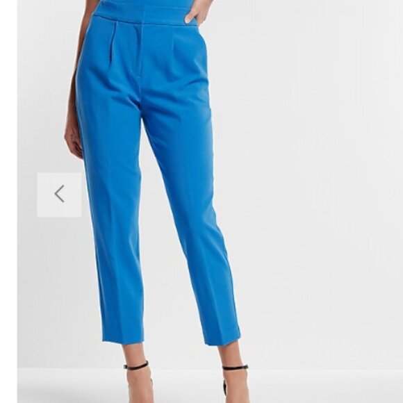 Express Pants - Express Stylist Super High Waisted Pleated Ankle Pants Size 6